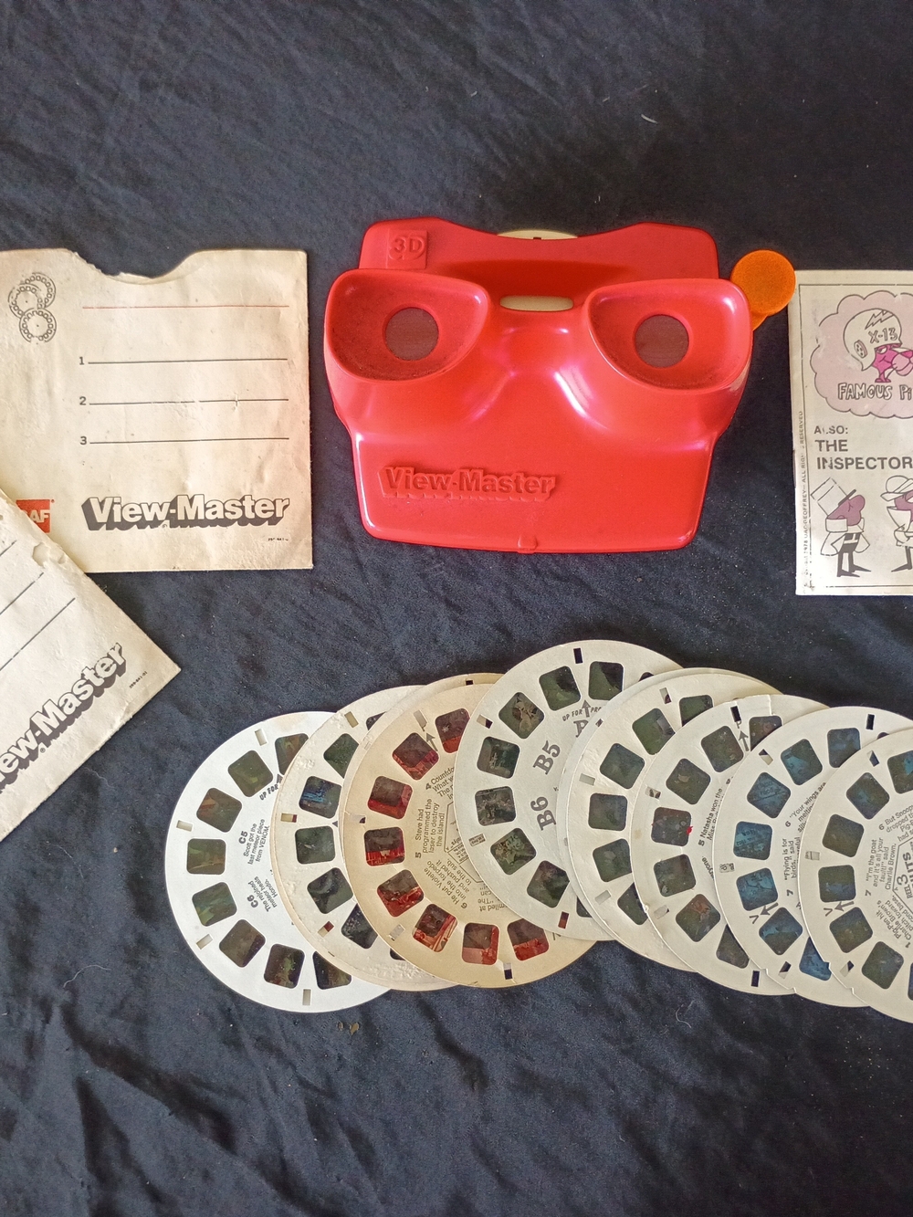 Vtg Viewmaster Lot 16 Picture Discs, Viewmaster, misc